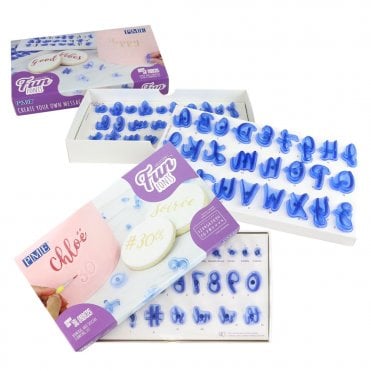 Fun Fonts Embossing Collection - FULL SET - Alphabets Upper Case, Lower Case, Number & Symbols