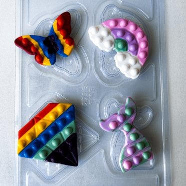 Fun Pop It Fiesta Mould 1 - Special Chocolate Mould