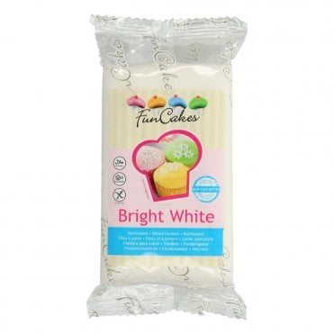 Funcakes  Fondant - Bright White - 250g