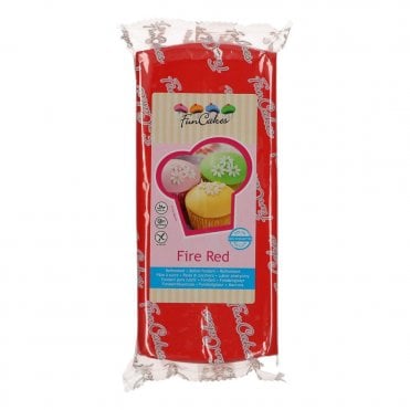 Funcakes Fondant - Fire Red - 1kg 