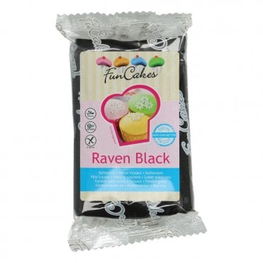Funcakes Fondant - Raven Black - 250g