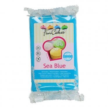 Funcakes Fondant - Sea Blue - 250g 