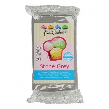 Funcakes Fondant - Stone Grey - 250g