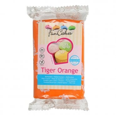 Funcakes Fondant - Tiger Orange - 250g
