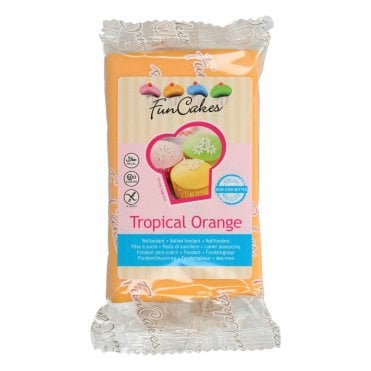Funcakes Fondant - Tropical Orange - 250g