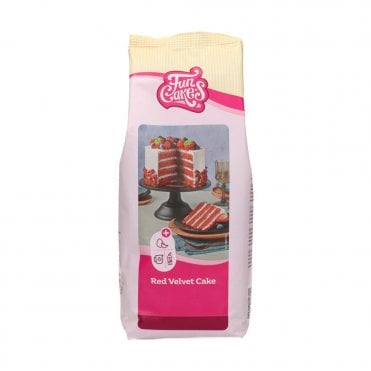 Funcakes Mix For Red Velvet Cake - 1kg Best Before: 12/28/2025