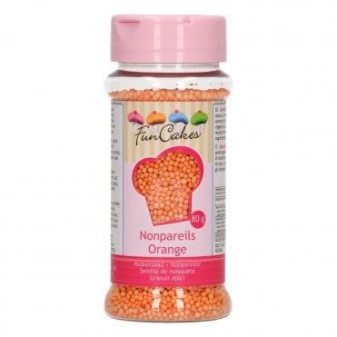 Funcakes Nonpareils - Orange - 80g