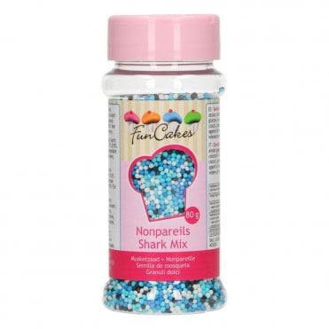 Funcakes Nonpareils - Shark Mix - 80g