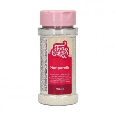 Funcakes Nonpareils - White - 80g