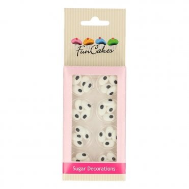Funcakes Sugar Decorations Eyes Oval  Set / 32