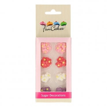 Funcakes Sugar Decorations Little Flowers Set / 32