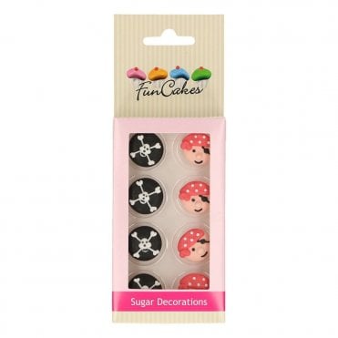 Funcakes Sugar Decorations Pirates Set / 8