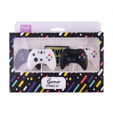 Gamer Party Pick Candles - Pack of 5