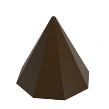 Geometric Cone Polycarbonate Chocolate Mould - 275 x 175 x 25mm - 24 Cavity