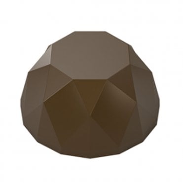 Geometric Hemi Sphere Polycarbonate Chocolate Mould - 275 x 175 x 25mm - 28 Cavity