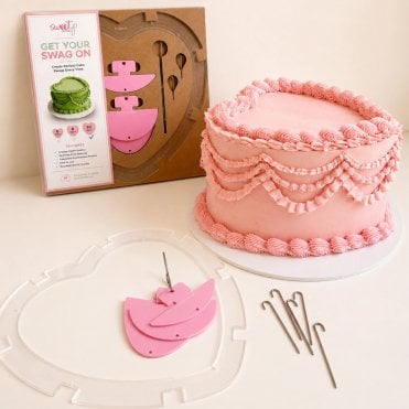 Get Your Swag On - 10" Heart Cake Swag Templates