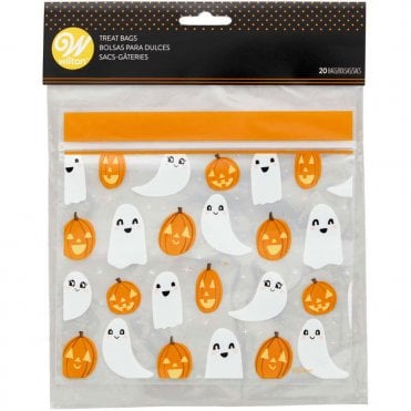 Ghost Resealable Treat Bags - Pack of 20