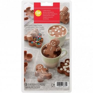 Gingerbread 3D Hot Chocolate Mould
