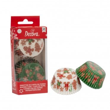 Gingerbread Family Baking Cups - Pack of 36 