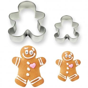 Gingerbread Man Cutters - Set of 2