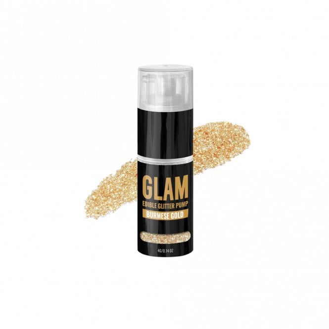 Glam Glitter Pump - Burmese Gold - 100% Edible Deluxe Lustre