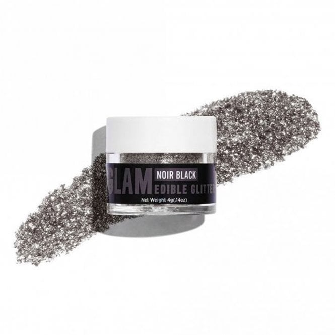 Glam Noir Black - 100% Edible Deluxe Lustre-Glitter