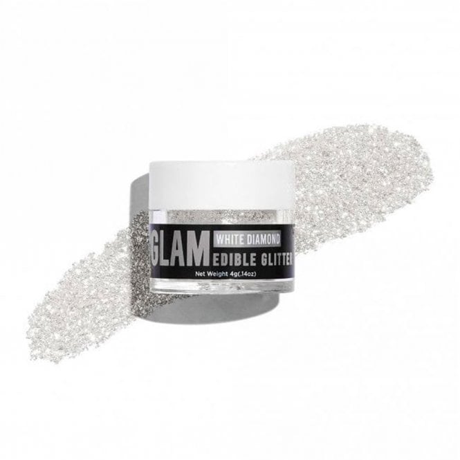 Glam White Diamond - 100% Edible Deluxe Lustre-Glitter