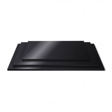 GLOSSY Black Rectangle Cake Board 5mm