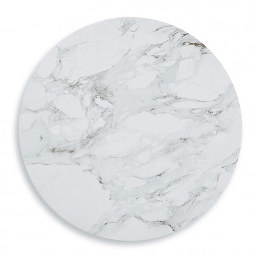 Glossy White Luxury MARBLE Design Premium Masonite MDF Cake Board 6mm Thick