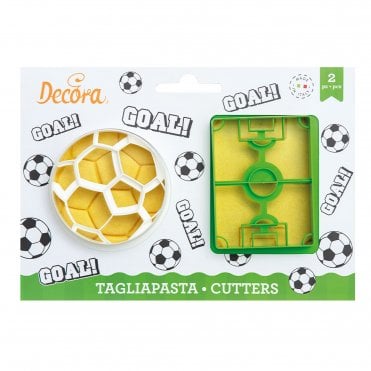 Goal Plastic Cookie Cutter Set 2pcs