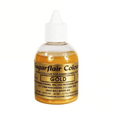 Gold - Edible Airbrush Liquid Colouring 60ml
