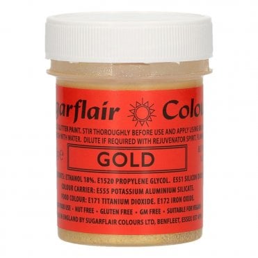 Gold - Edible Glitter Paint 35g