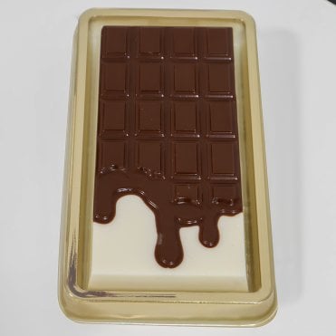 Gourmet Drip Bar: Luxurious Tablet Case for Chocolate Bars - Gold (Pack of 10)