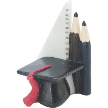 Graduation Resin Hat/Pencil Cake Figurine/Topper