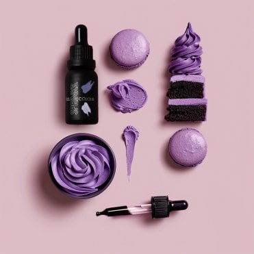 GRAPE - Professional Food Colouring Gel with Easy Dropper Bottle 15ml Best before: 9/30/2025