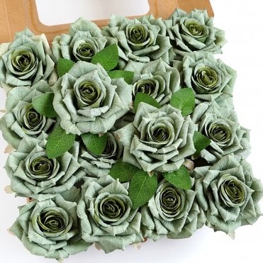 Green - DIY Faux Flower Box Set