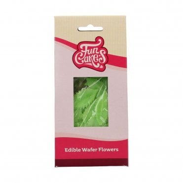 Green Leaves - Edible Wafer Flowers Pack Of 50
