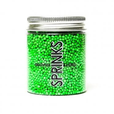 Green Non Pareils Sprinkles By Sprinks - 85g 