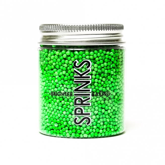 Bake Group Green Non Pareils Sprinkles By Sprinks - 85g Best Before: 28/06/2025