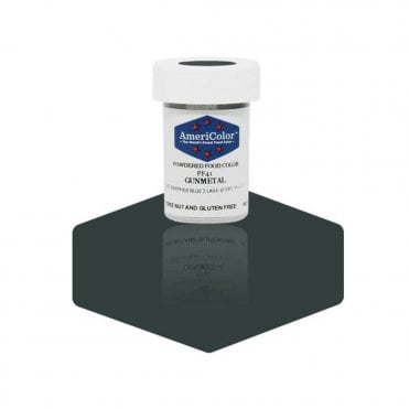 Gunmetal Powdered Food Color 3g