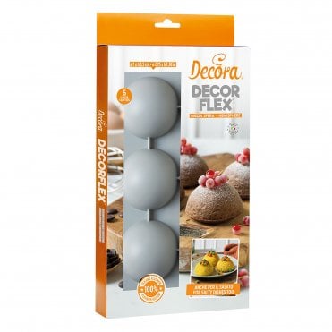 Half Sphere Silicone Mould - 6 Cavities