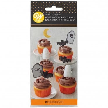 Halloween Pick Toppers - Pack of 8