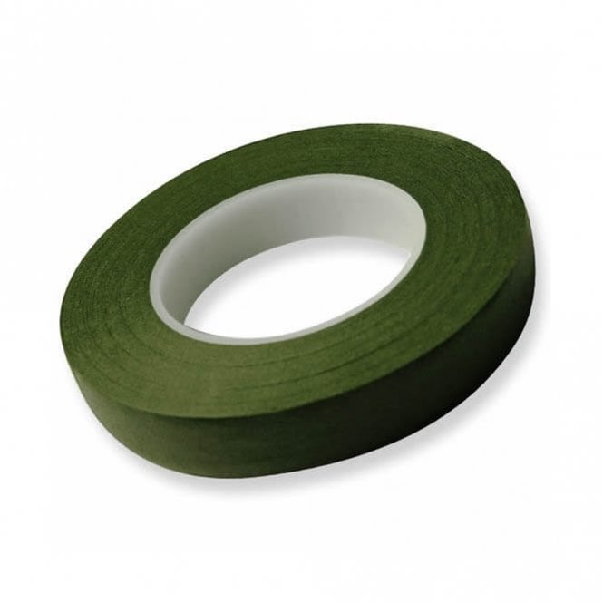 Hamilworth Dark Green Florist Tape - 12mm x 27M