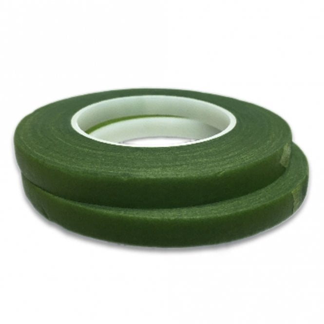 Hamilworth Floral Tape Half Split Dark Green - 6mm x 27M