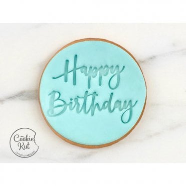 Happy Birthday - Embosser Stamp - Style 1