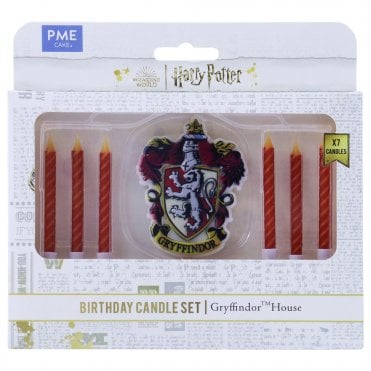 Harry Potter Candle Set of 7, Gryffindor