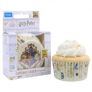 Harry Potter Foil-lined Cupcake Cases, Hogwarts School - Pack of 30