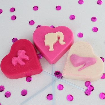 Heart Lollipop to Fill Joy Chocolate Mould - 3 Cavity - Special Chocolate Mould