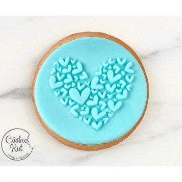 Heart of Hearts - Cookie Reverse Embosser Stamp