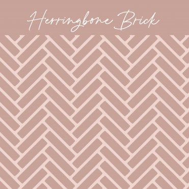 Herringbone Brick Embossing Parchment Sheets - Pack of 6
